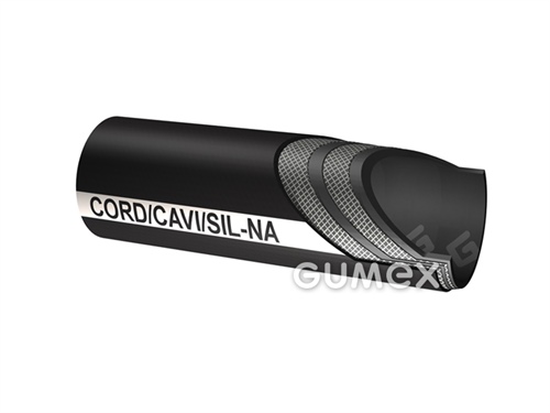CAVI/SIL-NA, 35/44,5mm, IP68, Silikon, self-extinguishing, EN 45545-2, -50°C/+180°C, black, 